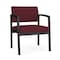 Lesro Lenox Steel Guest Chair, Wine/Mulberry (Red) Seat, Wine/Mulberry Back, 24.5 W 24.5 L 32 H LS1201 - alternate 1